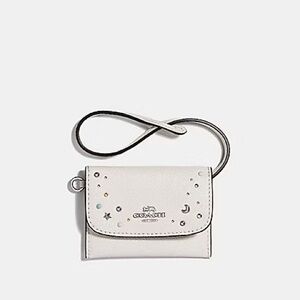 Coach CARD POUCH WITH CELESTIAL STUDS